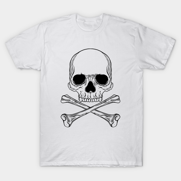 Discover Cross bones and skull - Skull And Crossbones - T-Shirt