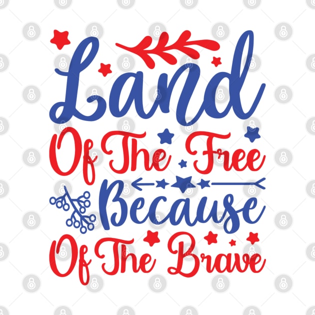 Land of The Free Because of The Brave by hallyupunch