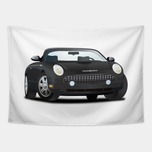 Retro Ford Thunderbird Tapestry