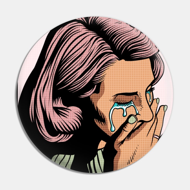 Big Girls Do Cry Pin by Slightly Unhinged