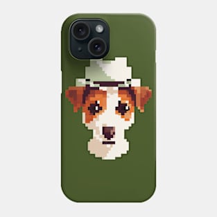 Jack Russell Terrier Pixel Art Puppy Dog Lover Phone Case