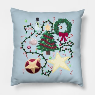 happy holidays Pillow