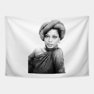 Diana Ross Halftone Tapestry