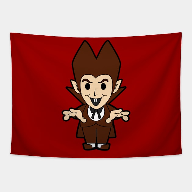 Count Chocula Chibi Tapestry by mighty corps studio