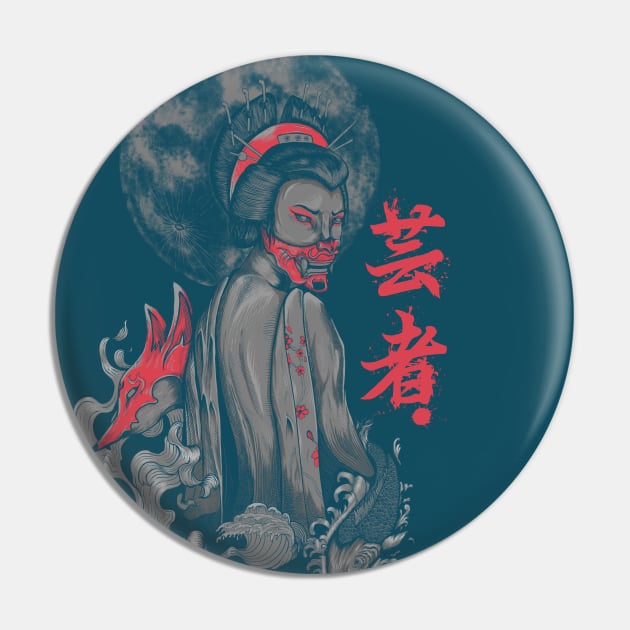 Geisha Pin by jerksay