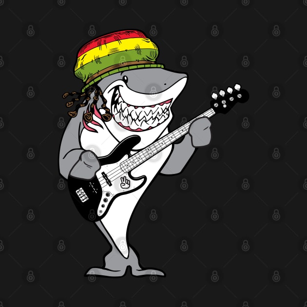 Shark Mashup Reggae Guitar by RadStar