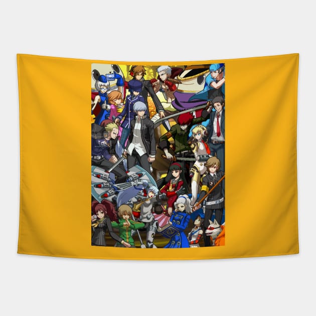 Persona 4 Arena Ultimax - Fight! Tapestry by Vino