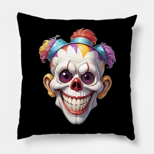 skull Clown Pillow