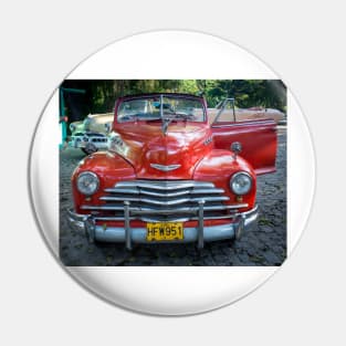 American car from the 50's in Havana, Cuba Pin