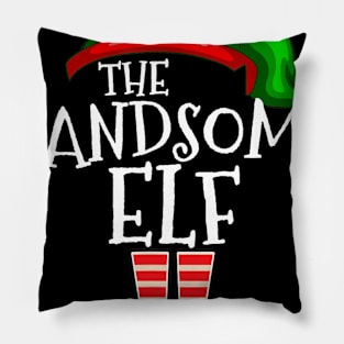 Handsome Elf Group Matching Family Christmas Gifts Holiday Pillow