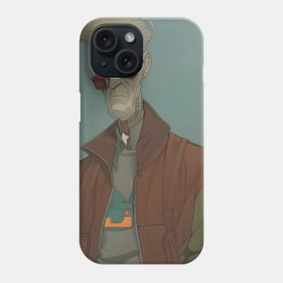 Man from a distant future Phone Case