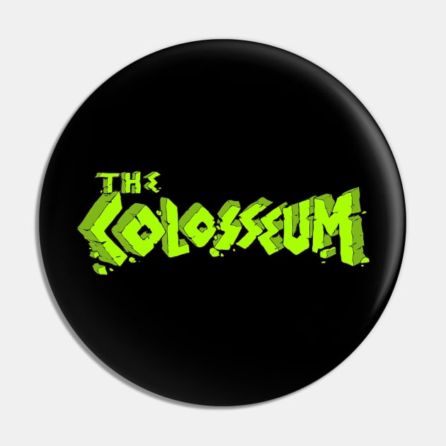 The Colosseum Green Logotype Pin by Thecolosseumau