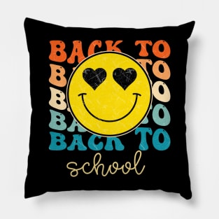 Boho Style Smile Back to School Pillow