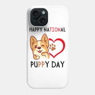 Happy National Puppy Day, Puppy Day 2023 Phone Case