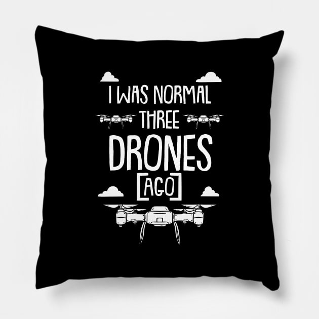 Drone Pilot Quadcopter Multicopter Operator Pillow by Dolde08