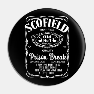 Scofield Prison Break Pin