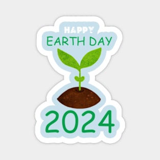 happy earth day 2024 gift april 22 Cute  Lover Rainbow Magnet