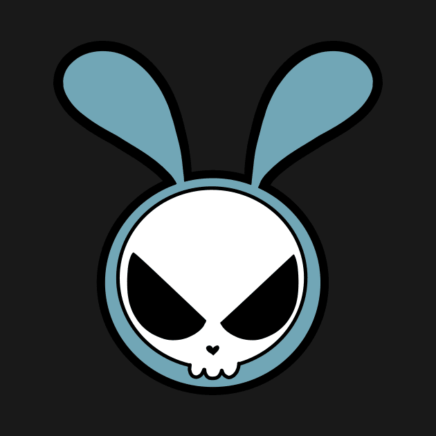Skull Bunny by Ms.Tiny