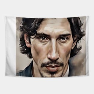 Adam Driver`s face Tapestry