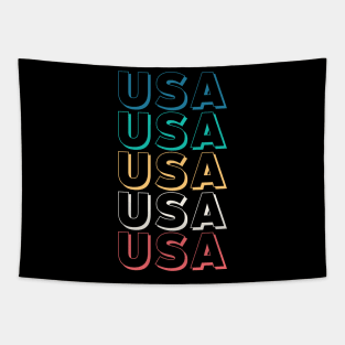 USA TRENDY ATHLETIC STYLE U.S.A INDEPENDENCE DAY 4TH JULY T Tapestry