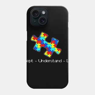 Autism Awareness Puzzle Love T-Shirt Phone Case