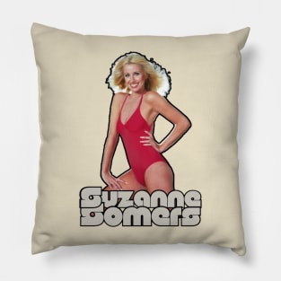 suzanne somers>>original retro fan art Pillow