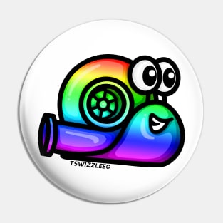 Turbo Snail (Version 1) - Rainbow Pin