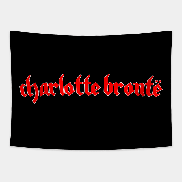 Charlotte Brontë is Goth as F*k Tapestry by UnlovelyFrankenstein