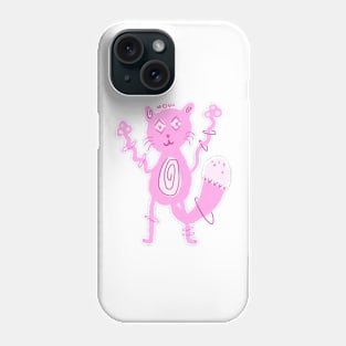 mow cat Phone Case