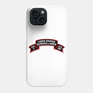 F Co 425th Infantry (Ranger) Scroll - LRRP Phone Case