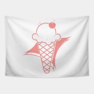 One Scoop Waffle Cone Tapestry