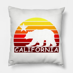 California State Sunset Pillow