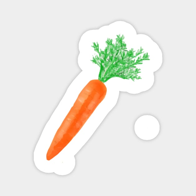 Carrot Magnet by melissamiddle