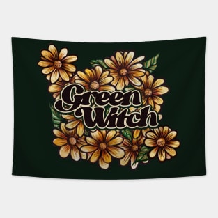 Green Witch Tapestry