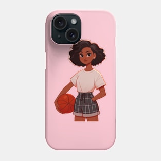 Female basketball player Phone Case