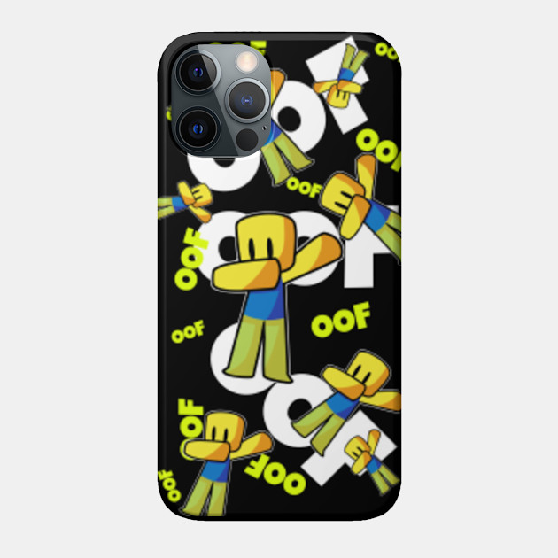 Roblox Pattern Oof Dabbing Dab Hand Drawn Gaming Noob Gift For Gamers - Roblox - Phone Case