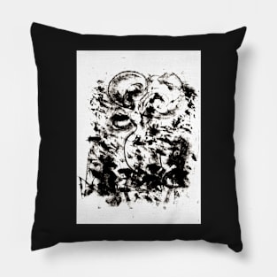 Black Flower. Pillow