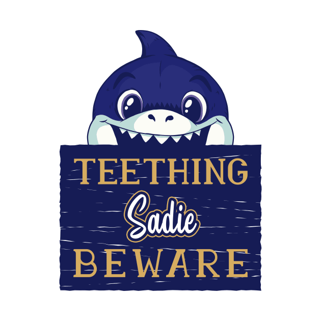 Sadie - Funny Kids Shark - Personalized Gift Idea - Bambini by Bambini