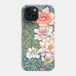 floral abstract pattern Phone Case