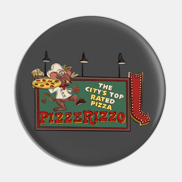 The City’s Top Rated Pizza Pin by jfeldmanart