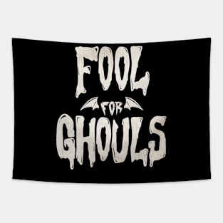 Fool for Ghouls (White design) Tapestry