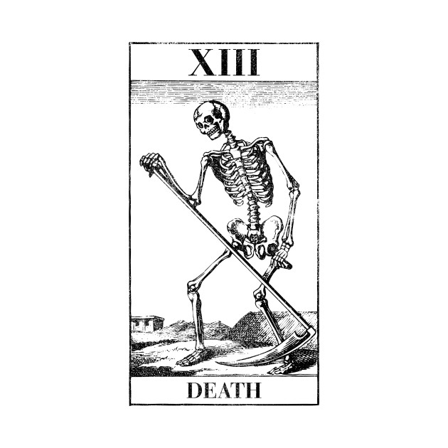 Death Tarot Card T Shirt - Death Tarot Card - T-Shirt | TeePublic