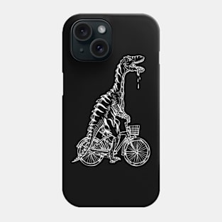 SEEMBO Dinosaur Cycling Bicycle Bicycling Biking Riding Bike Phone Case