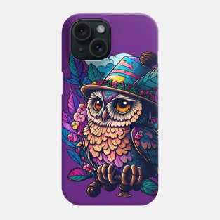 Colorful Cute Owl Phone Case