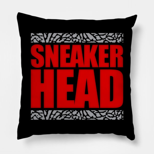 Sneakerhead Elephant Skin Stripe Pillow by Tee4daily