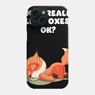 Fox Foxes Sleep Sleeping Watercolor Polygon Idea Phone Case