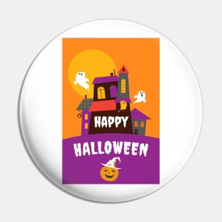 Scary Happy Halloween - Funny Pin