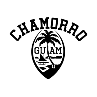 GUAM Chamorro Black Decal T-Shirt