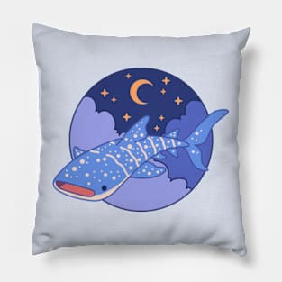 Whale Shark in the Sky Pillow