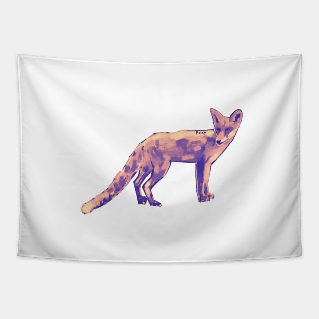 A foxy fox or vixen Tapestry by Nigh-designs